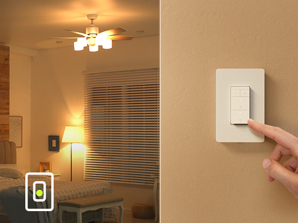 fan and dimmer switch