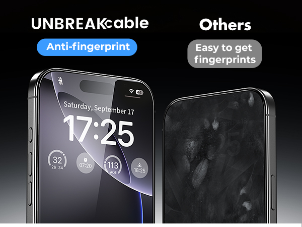 Tempered Glass Screen Protector for iPhone 16 Pro Max