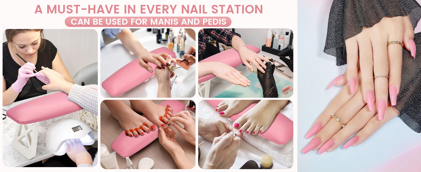 nail arm rest for nail tech