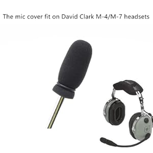 Mic foam cover for David Clark M-4