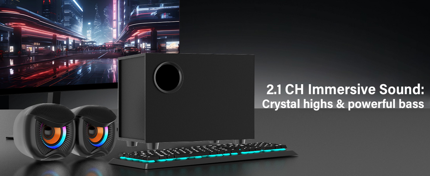 pc speakers with subwoofer