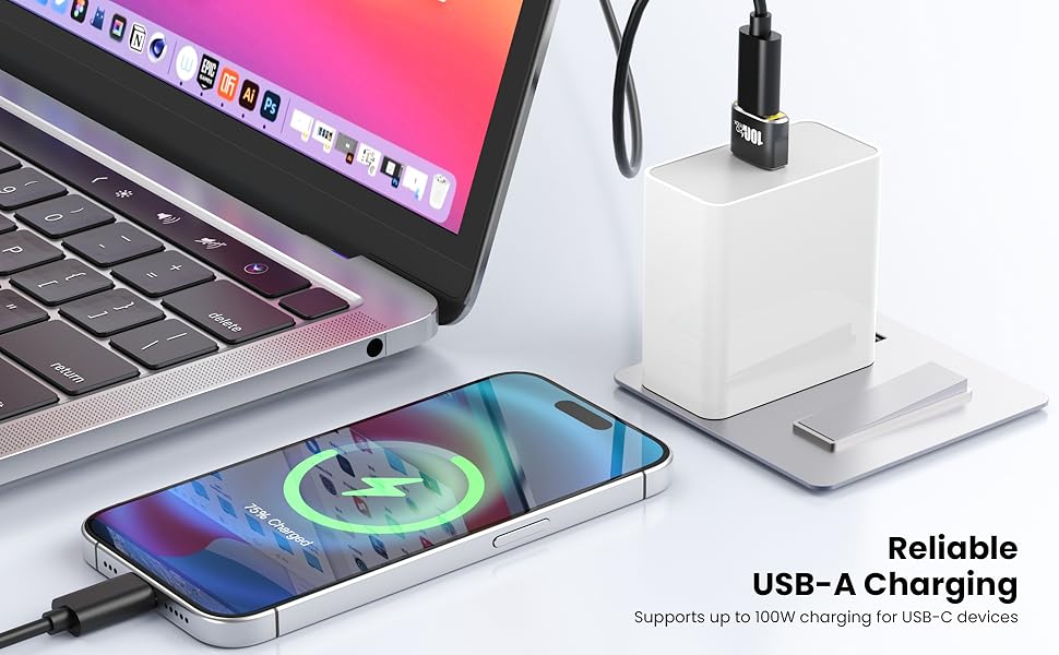 usb male to C female connector