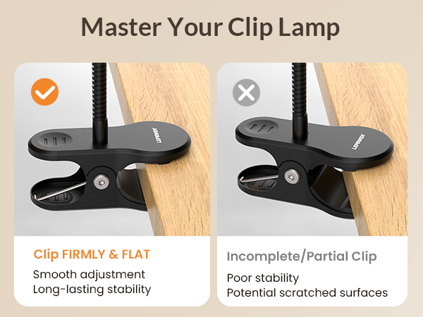 clip on lamp for desk