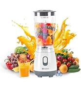 SIMPLUS Blender for Smoothies, 20 Oz BPA-Free Portable Small Blenders for Kitchen, Mini Juicer fo...