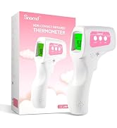 Snomd Non-Contact Forehead Thermometer for Adults, Kids &amp; Baby, 3-in-1 Digital Thermometer for Bo...