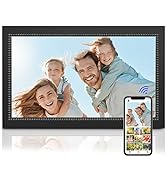 Ciowain Digital Picture Frame,WiFi Digital Photo Frame,IPS LCD Touch Screen,16GB Storage, Auto-Ro...