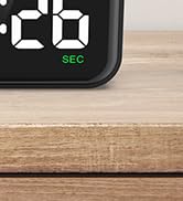 Olipiter Digital Kitchen Timer, Digital Timer with Large LED Display, Magnetic Kitchen Timer for ...