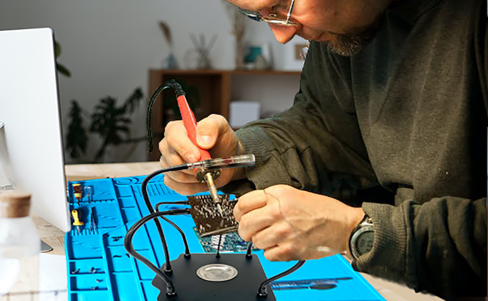 solder hands