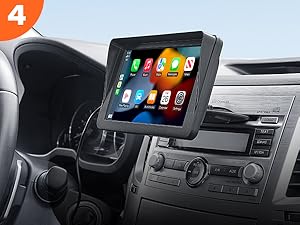 CD Slot Mount for CarPlay Screen