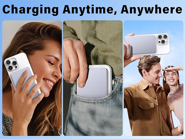 wireless battery bank magnetic charging pack external charger power pack charging bank