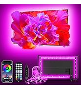 MATICOD LED Lights for TV, 9.84ft RGB Strip Lights for TV Behind 32-43in TV, Bluetooth APP Remote...
