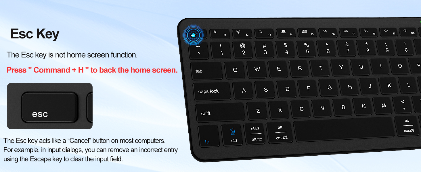 wireless Bluetooth keyboard for iPad