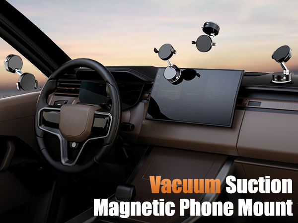 vacuum magnetic phone stand