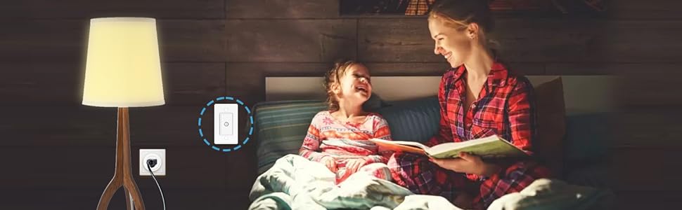 LoraTap Remote Control Outlet Plug Light Switch