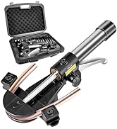 WISSCOOL Hydraulic Pipe Tube Bender Kit 1/4"-7/8" Copper Tubing Bender, Pipes Bending Tools with ...