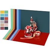 Meking 12PCS 12Patterns Product Photography Backdrops,Photo Backdrop Double Sided Morandi Tableto...