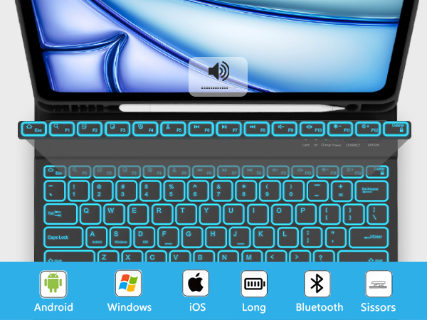 ipad air 13 inch case keyboard