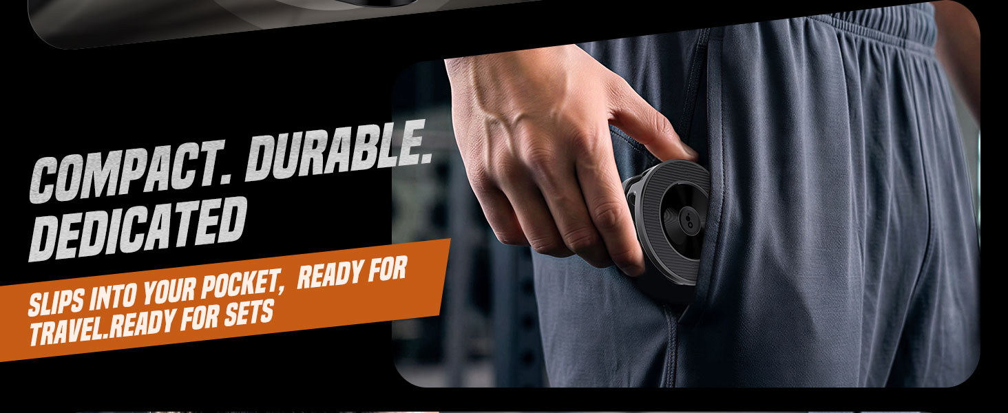 Pocket Sized: No bulky tripods. Compact design slips into your pocket, ready for every set.