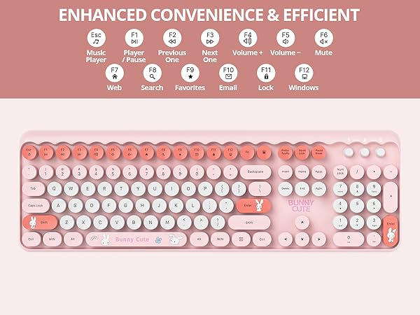 typewriter keyboard wireless