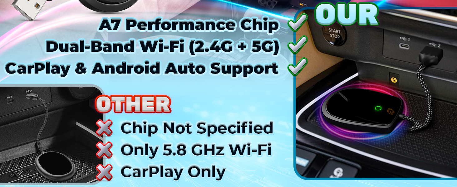 usb wireless adapter accessories for your car accessories for car mini wireless carplay adapter