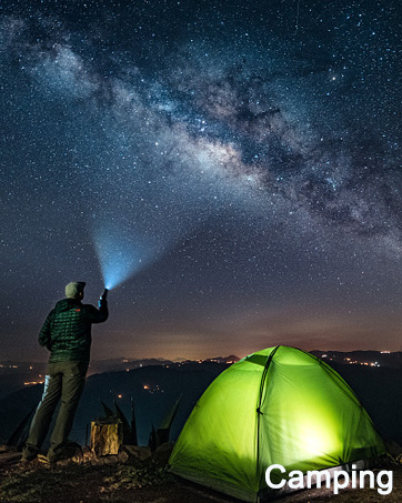 camping flashlight