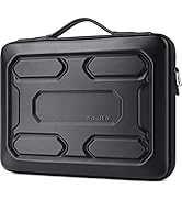 DOMISO 15.6 inch Laptop Sleeve with Handle Shockproof Computer Bag Waterproof EVA Protective Carr...