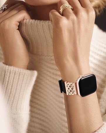 Nylon Loop Band Compatible with Apple Watch Bands 38/40/41/42/44/45/46/49mm Women Men