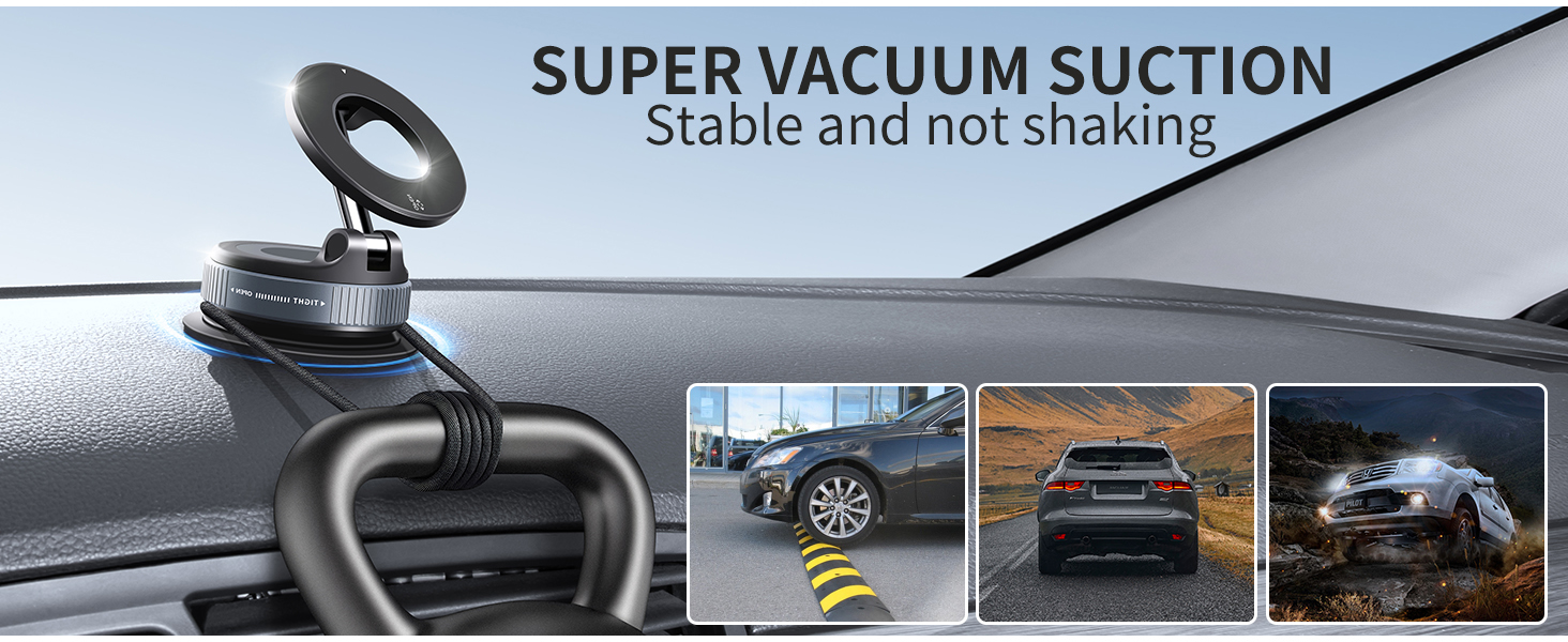 Super Vacuum Suction Stable and not Shaking 