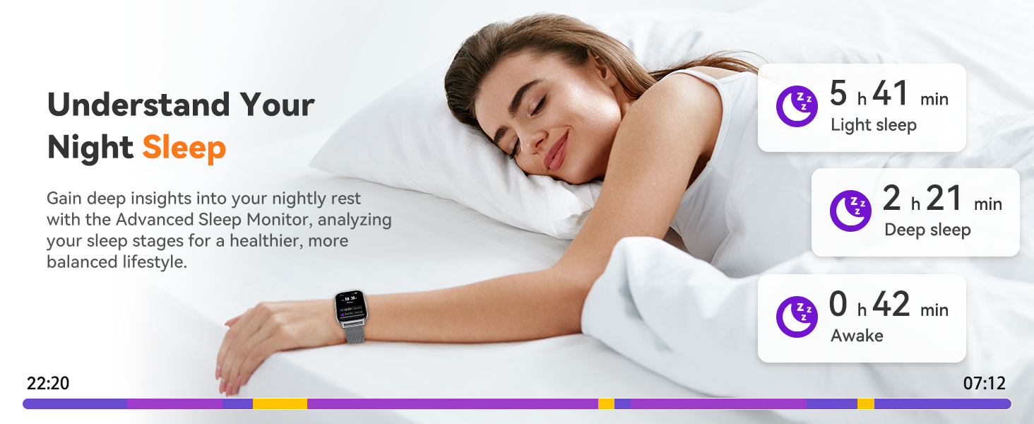 Sleep Tracker; smart watch for android phones
