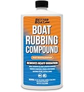 Marine Rubbing Compound, Fiberglass Buffing and Scratch Remover, Gelcoat Polish Compound for Boat...