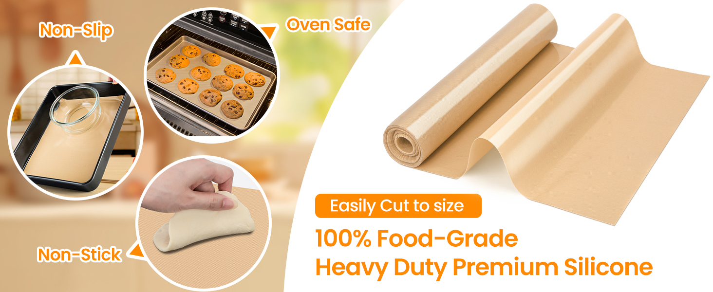 Silicone baking sheet macaron mat