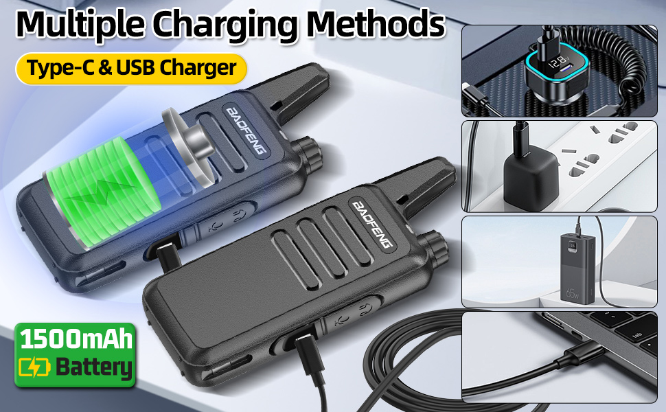 BAOFENG T20D USB-C Charger