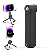 Foldable Mini Tripod for iPhone,Portable Phone Stand for Vlog,Live Streaming &Entertainment 360° ...