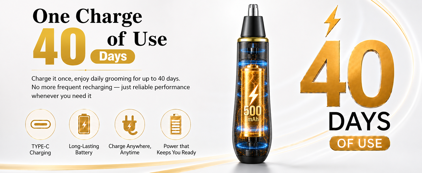 ear and nose hair trimmer for men