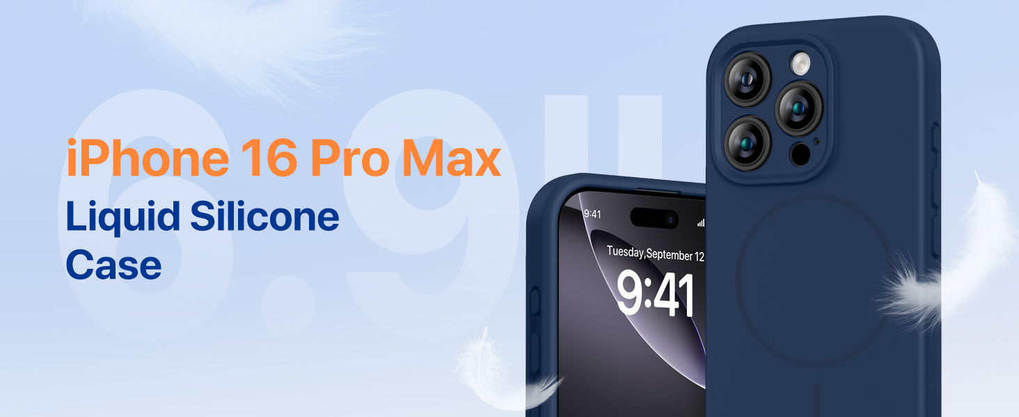 iPhone 16 Pro Max liquid silicone case