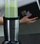 Greatogo Blenders for Kitchen &amp; Personal Use 11-Piece Set with 2 Stainless Steel Blades 3 Cups – ...