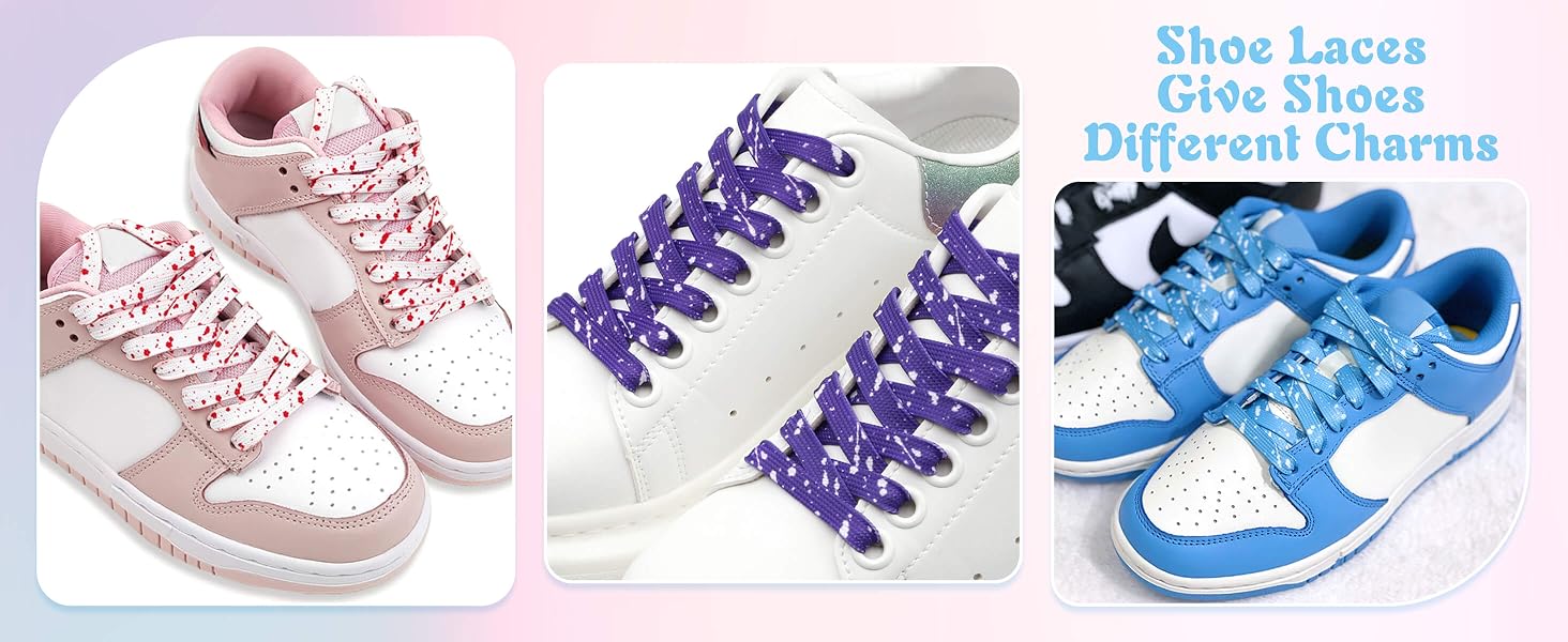 printed flat laces
