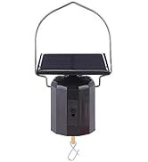 Solar Powered Wind Spinner Motor, Hanging Black Rotating Motor, Small Mobile Rotating Motor, Rota...