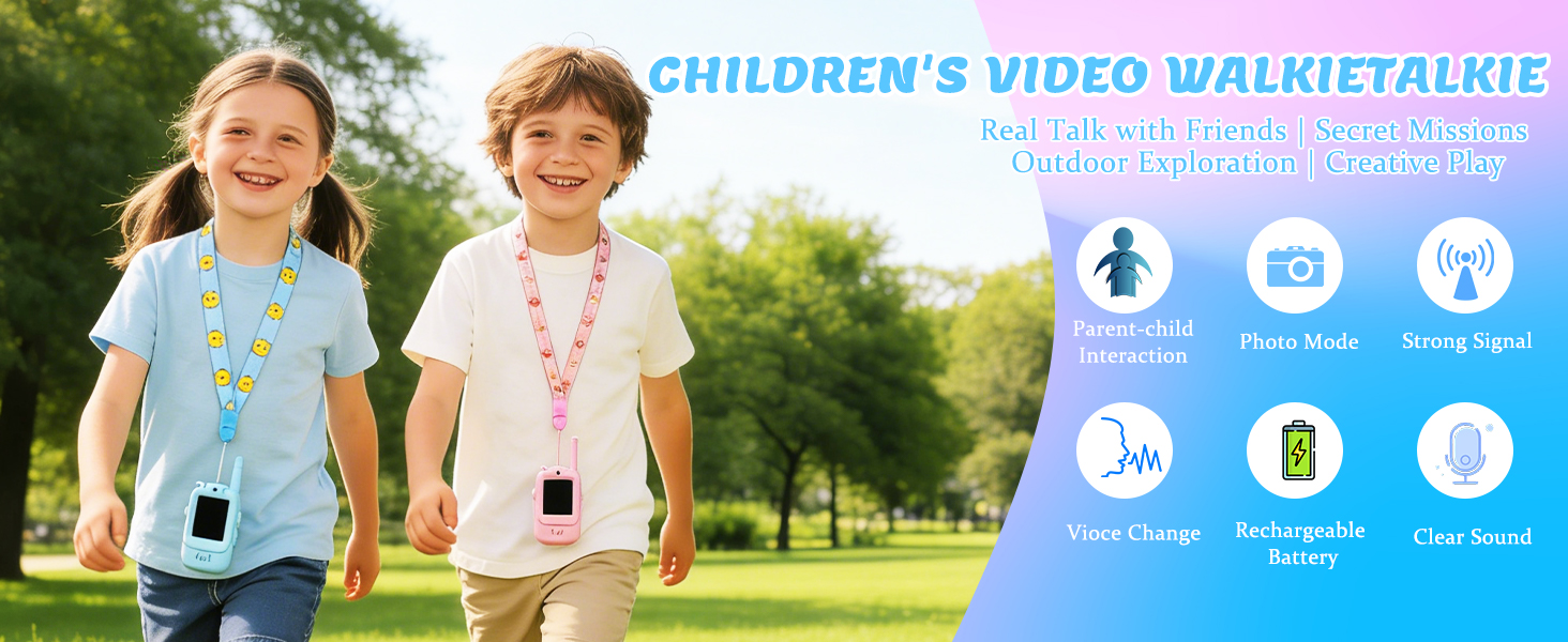 Video Walkie Talkies for Kids