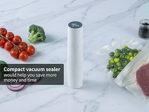 Compact Vacuum Sealer for Food