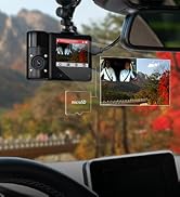 Transcend 64GB, Dual 2K+1080P Dash Cam Front and Rear Inside, 140 Wide-Angle, 2.4 Display, Built-...
