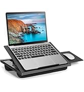 Adjustable Lap Desk - with 6 Adjustable Angles, Detachable Mouse Pad, &amp; Dual Cushions Laptop Stan...