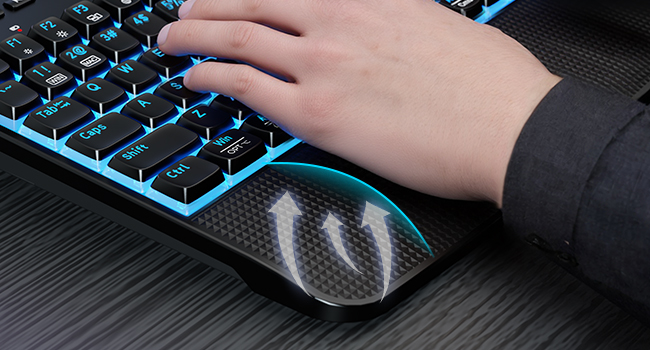 Extended Palm Rest — Lasting Comfort