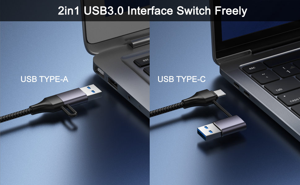 2 in 1 Interface Switch Freely