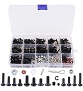 HobbyPark 500pcs Universal RC Screw Kit Screws Assortment Set, Hardware Fasteners for Traxxas Axi...