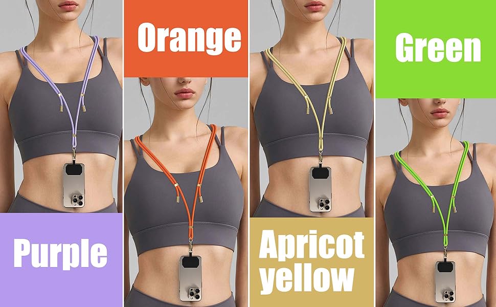 phone crossbody lanyard, phone holder neck strap