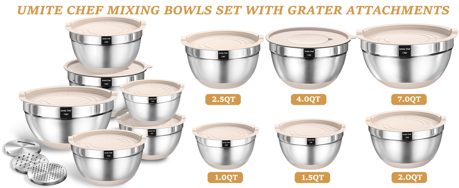 mixing bowls