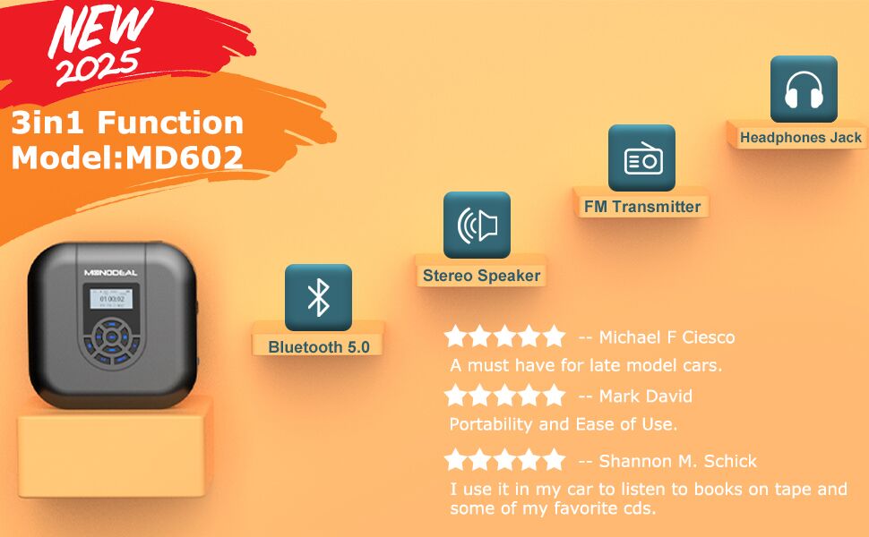 CD PLAYER MONODEAL NEW