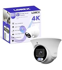 Lorex Connect (New App) | V3 4K Add-On IP PoE Bullet Camera to V-Series NVR | White | Cables Not Inc...