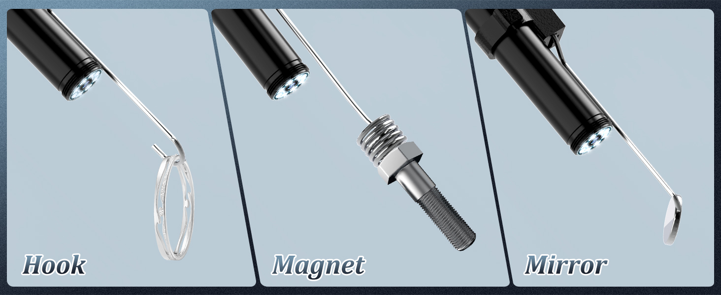 Example diagrams of the use of accessories.